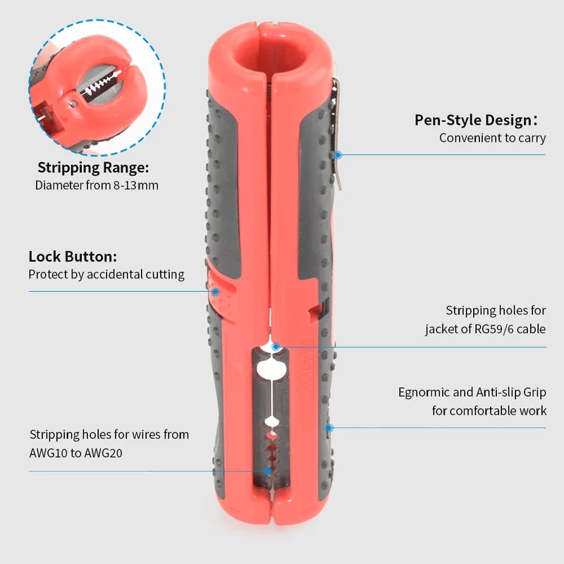Multifunctional Wire Stripper  - огляд і ціна Automatic Wire Stripper Cutter