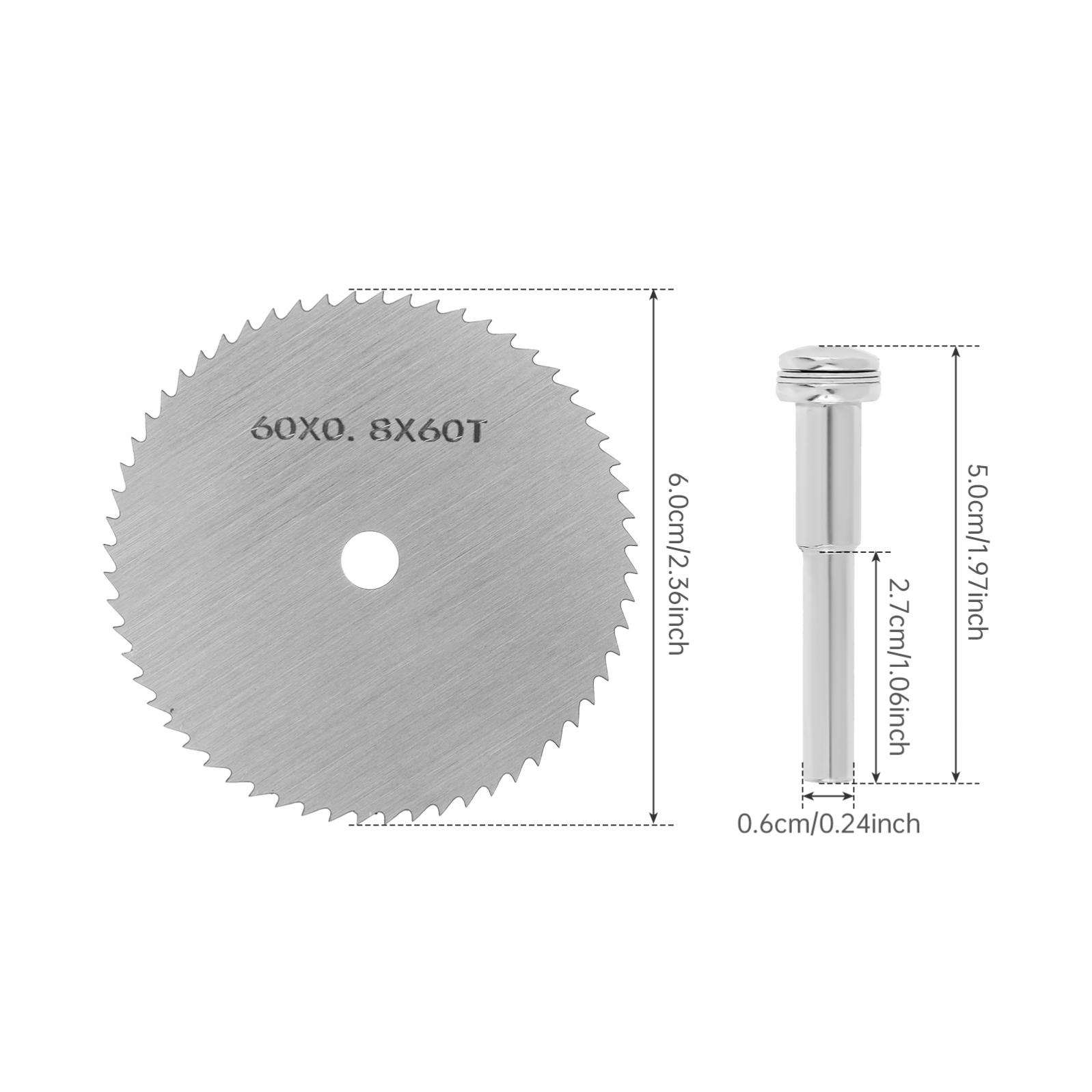 60mm HSS Saw Disc Wheel Cuttin - огляд і ціна Cordless Rotary Tool Kit Accessories
