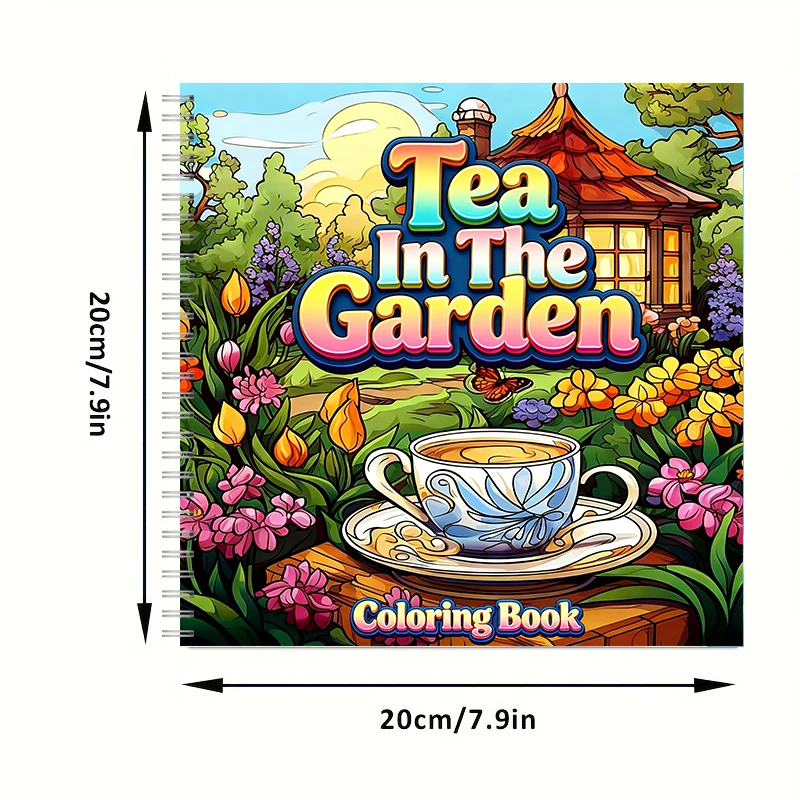 Tea In The Gardens Coloring Bo - огляд і ціна Garden Tools